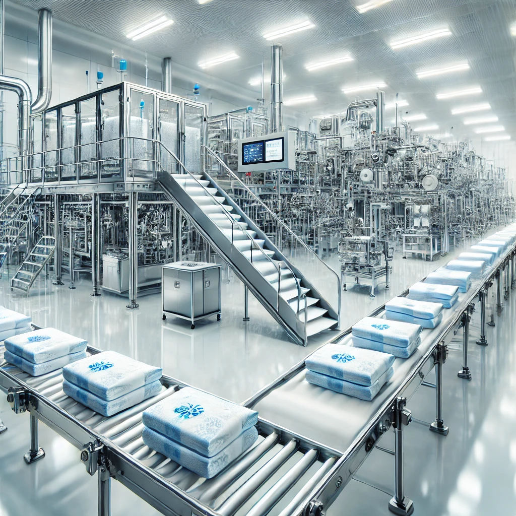 مناديل مبللة مزدوجة للأطفال